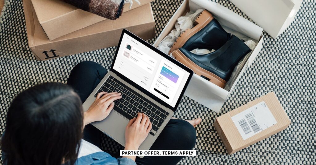 Amex Club Rewards switch companions: What to understand woman shopping on a laptop social.jpg