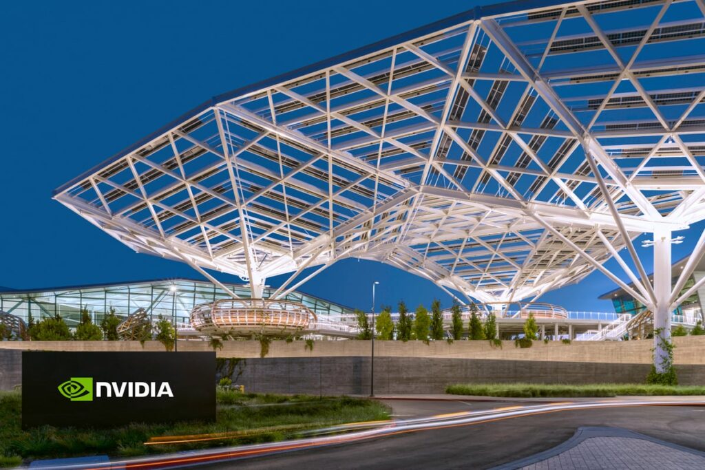 Nvidia at $5 Trillion: Purchase, Promote, or Hang? urlhttps3a2f2fg.foolcdn.com2feditorial2fimages2f8672522fnvidia headquarters.jpgw1200opr.jpeg