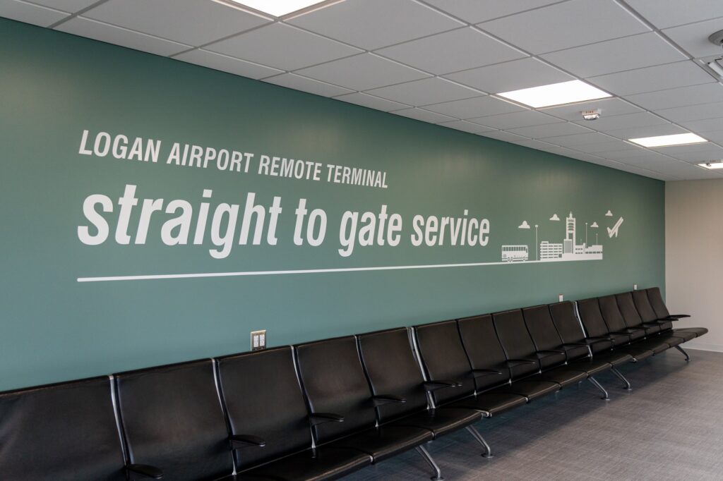 What it is like to make use of Boston Logan's new 'far off terminal' boston logan remote terminal framingham 18.jpg