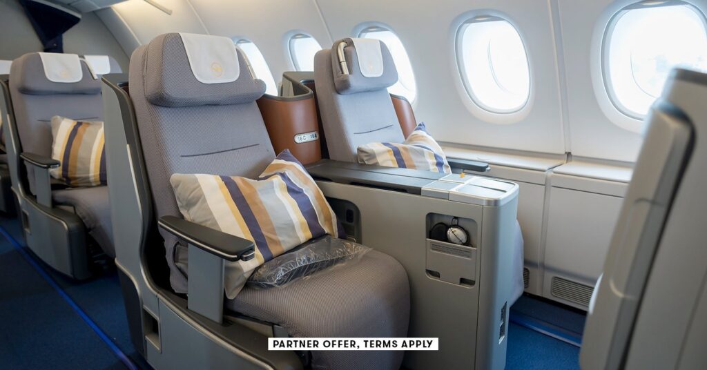 Chase Final Rewards airline and resort switch companions lufthansa business class seat social.jpg