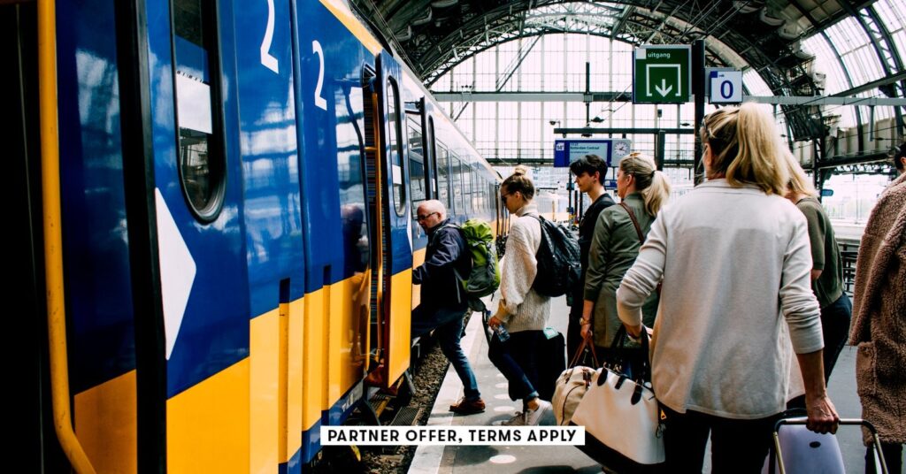 The most efficient bank cards for retirees and seniors social image partner offers terms apply group of people getting on the train in amsterdam solstock 1.jpeg